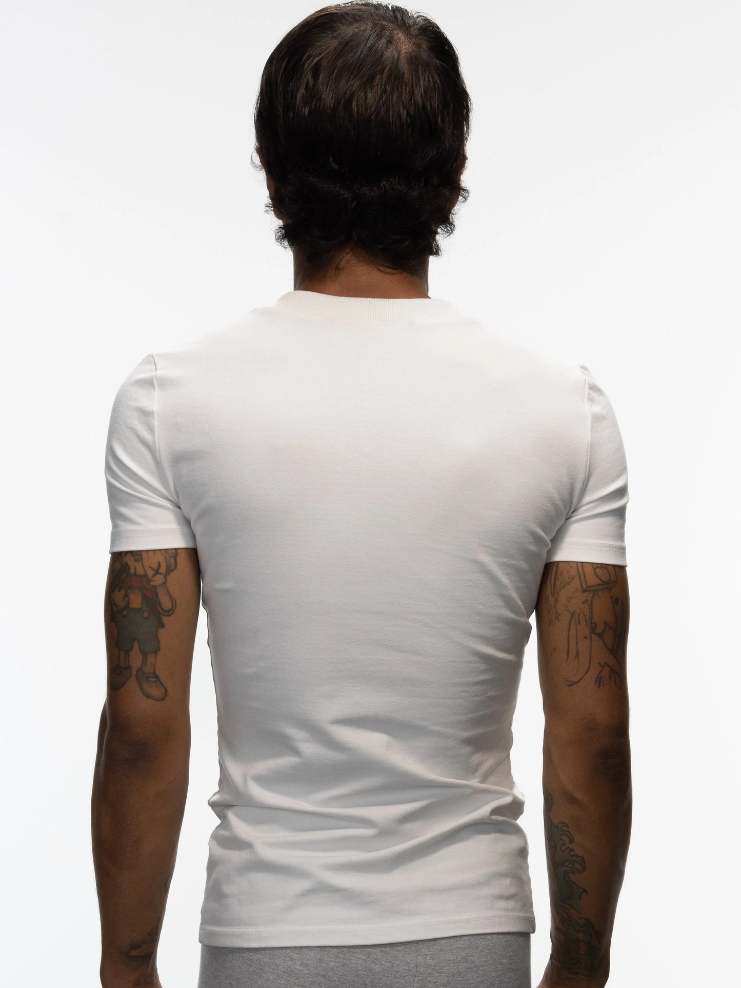 White V-Neck