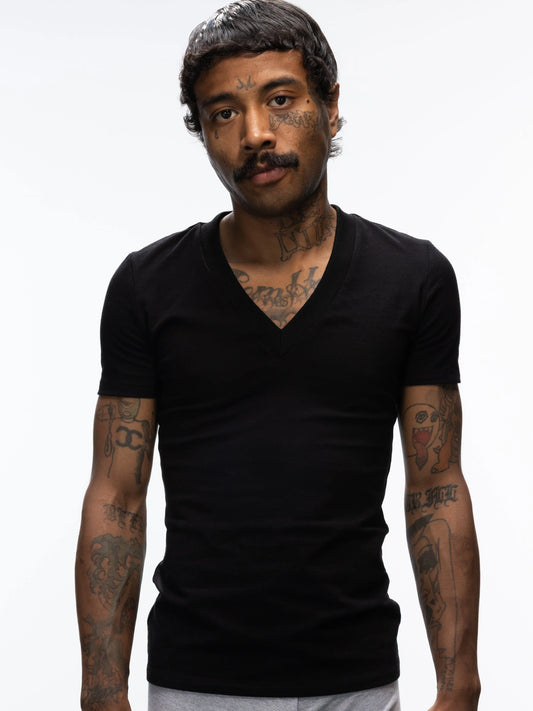 Black V-Neck