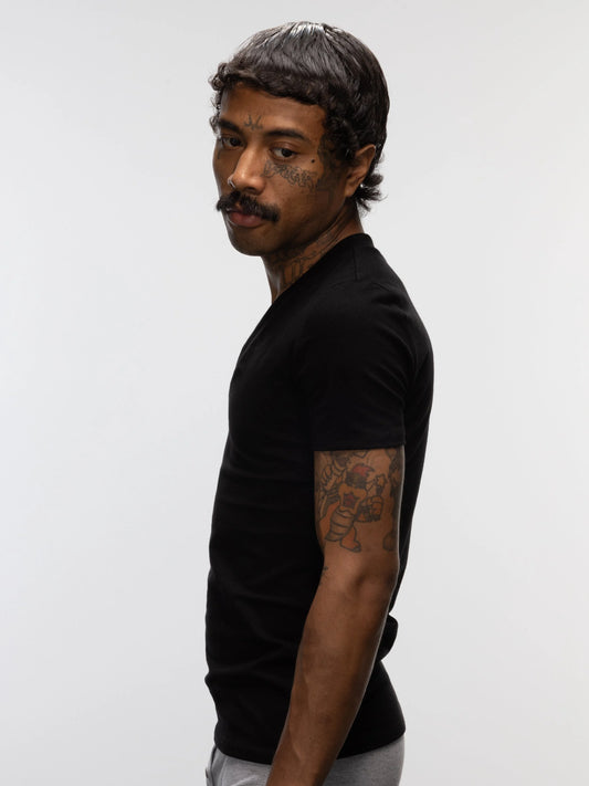 Black V-Neck