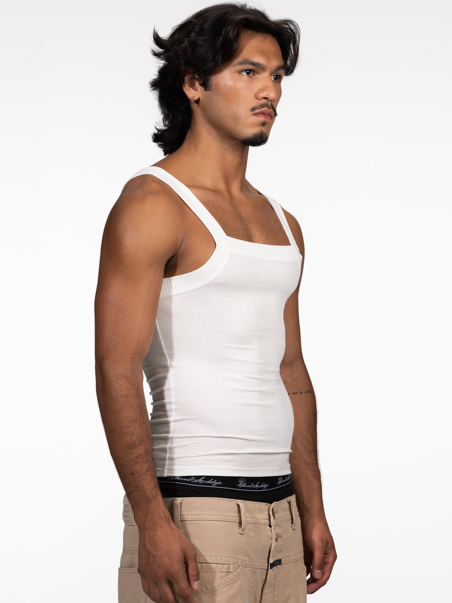 Deep Tank Top WHITE